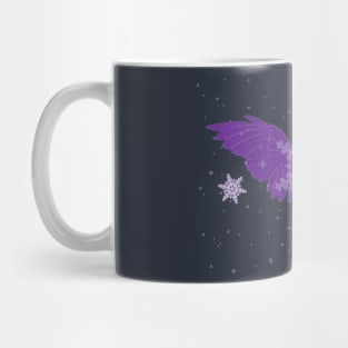 Winter Purple Angel Mug